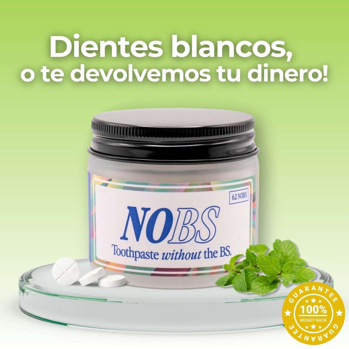 noBS™ - Pasta dental en comprimidos